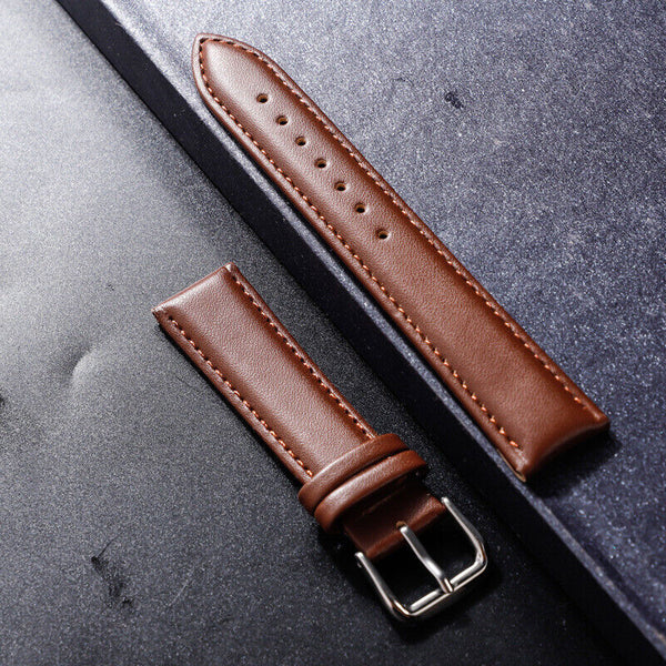 Universal Genuine Leather Watch Band Watch Strap 12 14 16 18 20 22 24mm