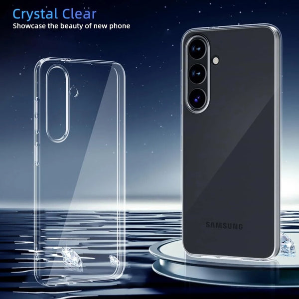 Clear Case For Samsung Galaxy S24 S24 Ultra Plus Shockproof Silicone TPU Cover