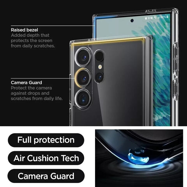 Clear Case For Samsung Galaxy S24 S24 Ultra Plus Shockproof Silicone TPU Cover