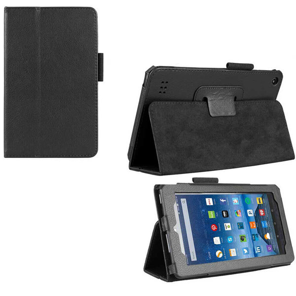 Smart PU Leather Folio Protective Slim Case Stand Cover For Kindle Fire 7 9th Gen