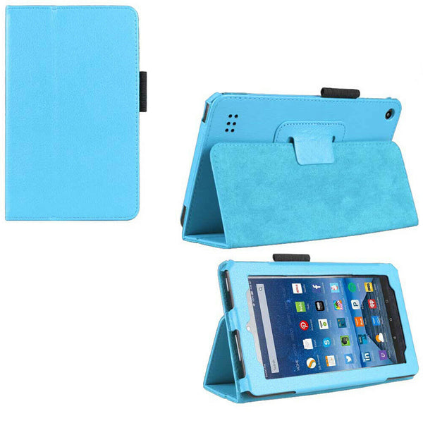 Smart PU Leather Folio Protective Slim Case Stand Cover For Kindle Fire 7 9th Gen