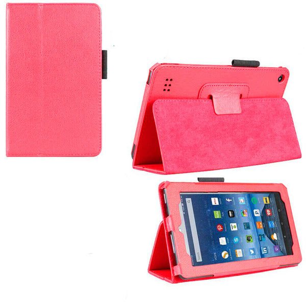 Smart PU Leather Folio Protective Slim Case Stand Cover For Kindle Fire 7 9th Gen