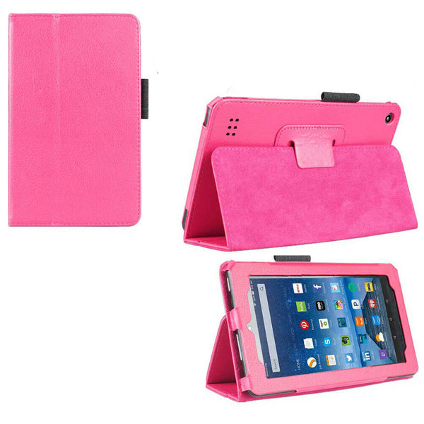 Smart PU Leather Folio Protective Slim Case Stand Cover For Kindle Fire 7 9th Gen