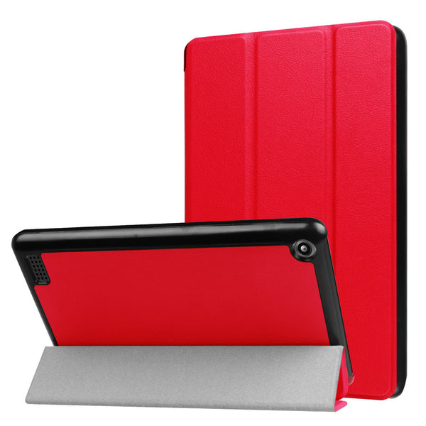 Smart Stand Shockproof PU Leather Case Cover For Amazon Fire 7 (2019 9th Gen) UK