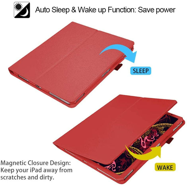 For Apple iPad Pro 11 1st Gen Leather Flip Case Magnetic Book Smart Stand Cover