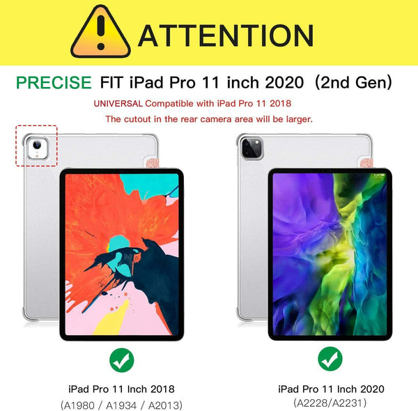 For Apple iPad Pro 11 1st Gen Leather Flip Case Magnetic Book Smart Stand Cover