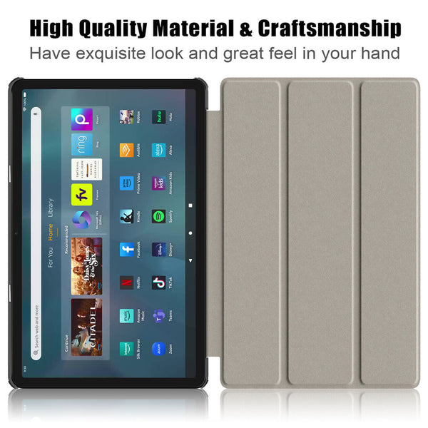 Case For Amazon Fire 11 Max 13th Gen (2023) With ALEXA Smart Stand Leather Cover