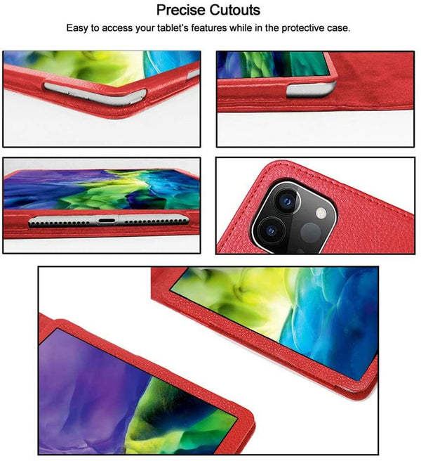 For Apple iPad Pro 11 2nd Gen Leather Case Magnetic Flip Book Smart Stand Cover