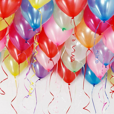 5X 10M Curling String Colour Baloon Ribbon Balloon Weight Gift Decoration Fancy