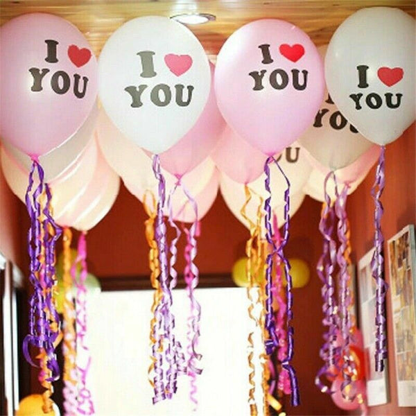 5X 10M Curling String Colour Baloon Ribbon Balloon Weight Gift Decoration Fancy