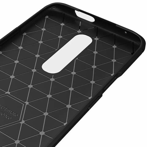 For OnePlus 7 Pro Case Carbon Fiber Shockproof Gel Soft Silicone Back Cover
