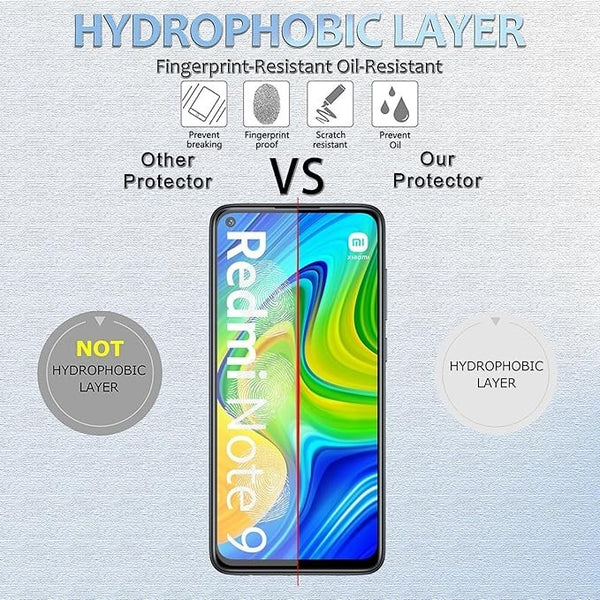2X Gorilla Tempered Glass For Xredmi Note 9 4G Screen Protector-UK