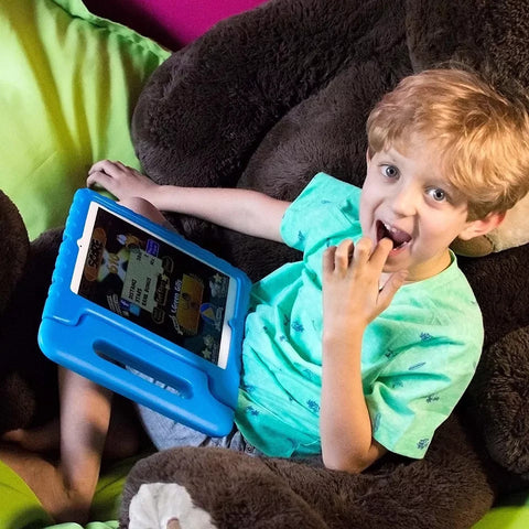 For iPad 2019 7th Gen 10.2 inch Handle Case EVA Foam Kids Shockproof Stand Cover